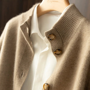 Cashmere Button Up