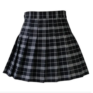 Casual Plaid Skirt