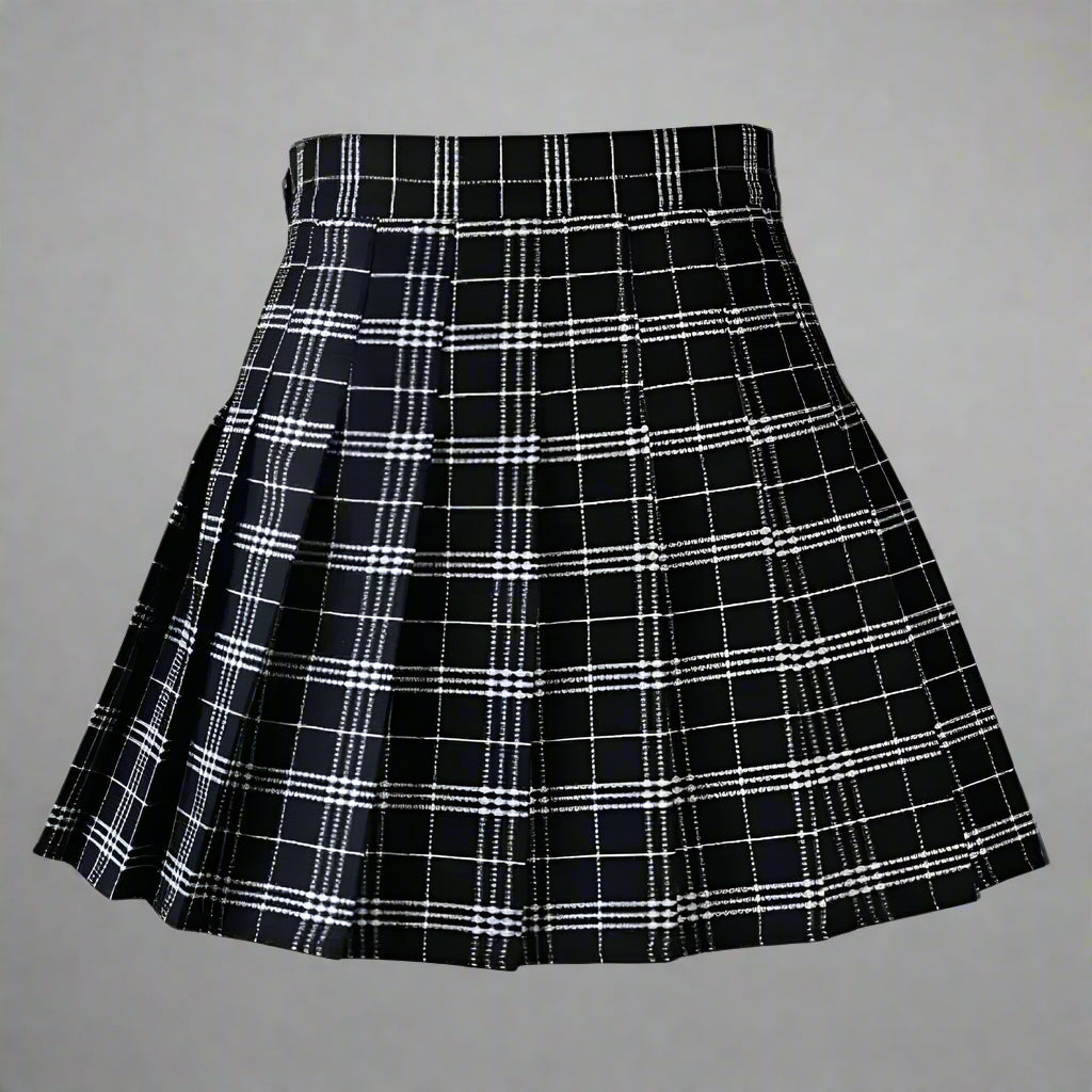 Casual Plaid Skirt