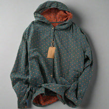 Cargar imagen en el visor de la galería, Plaid Cotton Hoodie