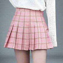 Cargar imagen en el visor de la galería, Casual Plaid Skirt