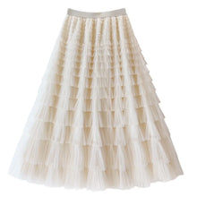 Cargar imagen en el visor de la galería, Mesh Layered Skirt