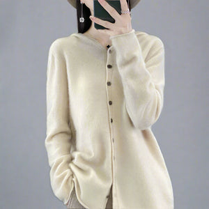 Wool Cardigan Sweater