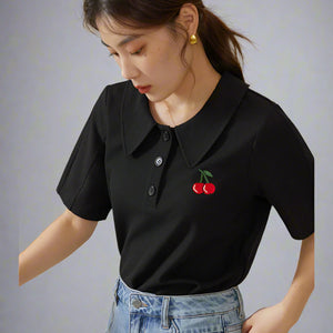 French Polo Top