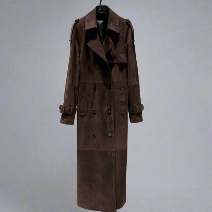 Sheepskin Trench Coat