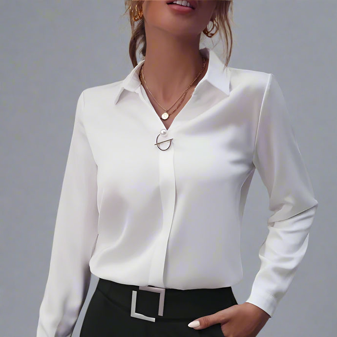 Turn-down Collar Shirt