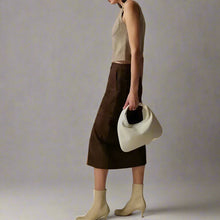 Cargar imagen en el visor de la galería, Suede Midi Skirt