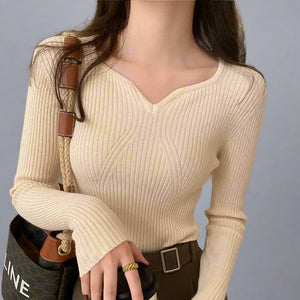 Slim Ribbed Sweater