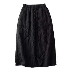 Casual Quilted Skirt