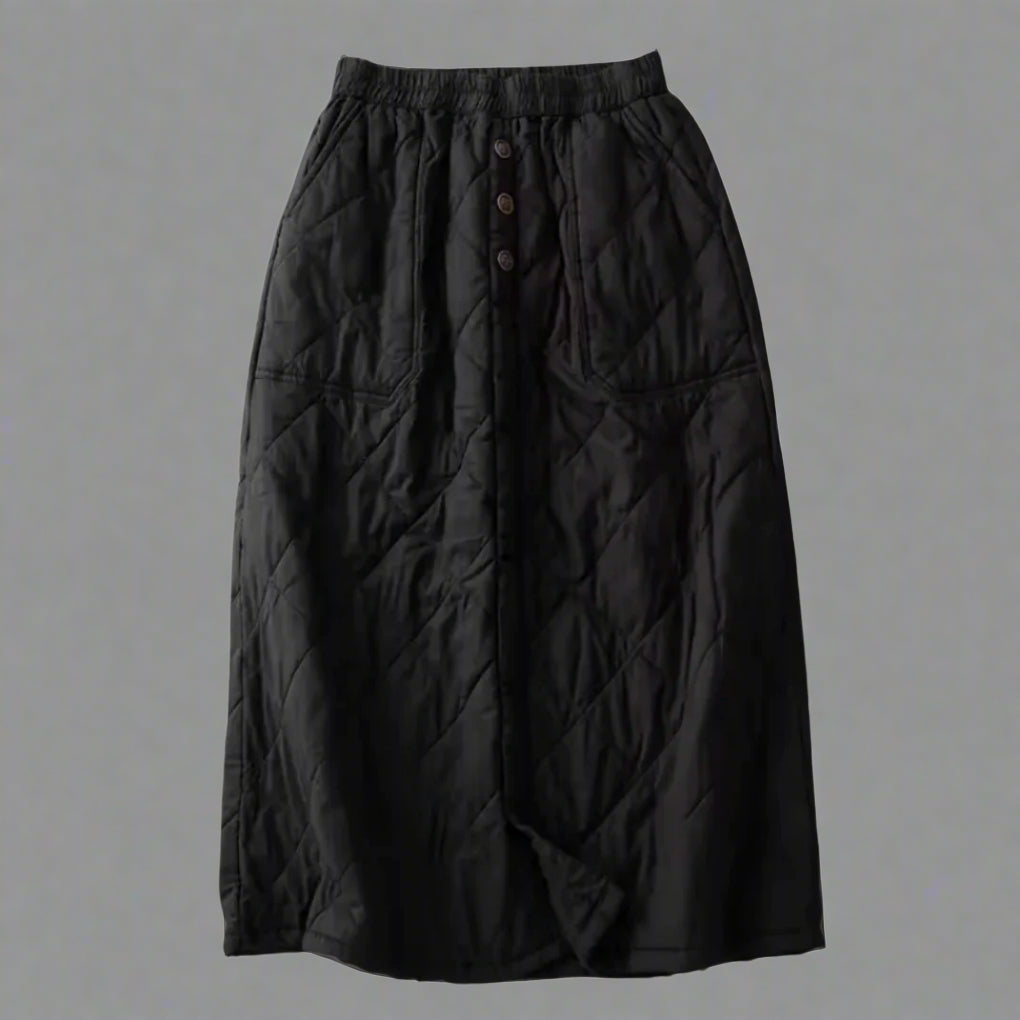 Casual Quilted Skirt