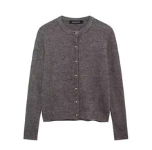 Load image into Gallery viewer, Knitted Gray Cardigan