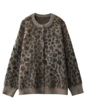 Load image into Gallery viewer, Animal Print Cardigan