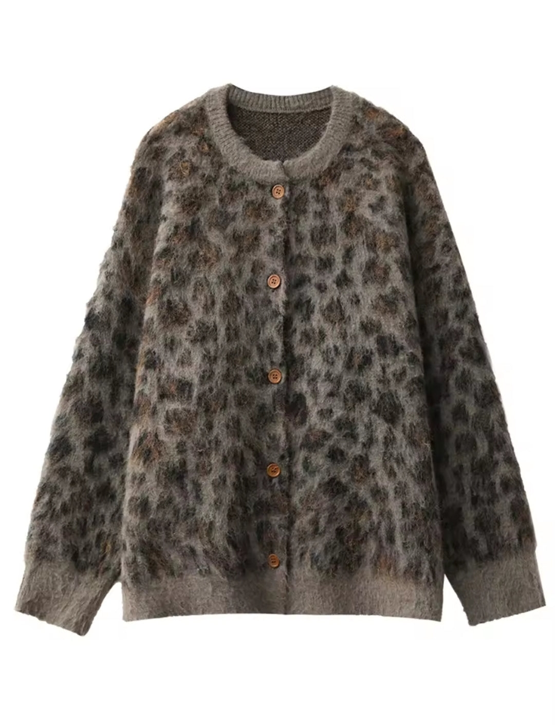 Animal Print Cardigan