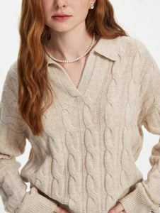 Women's Cable Sweater