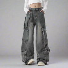 Cargar imagen en el visor de la galería, Breezy Baggy Jeans