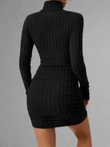 Turtleneck Mini Dress