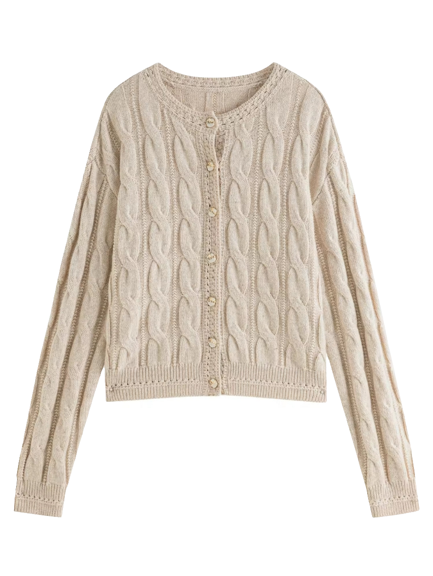 Women's Cable Cardigan