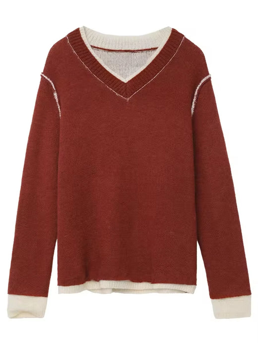 V-Neck Pullover