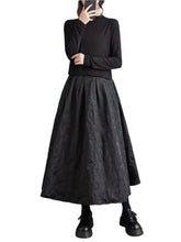 Load image into Gallery viewer, Black Vintage Skirt