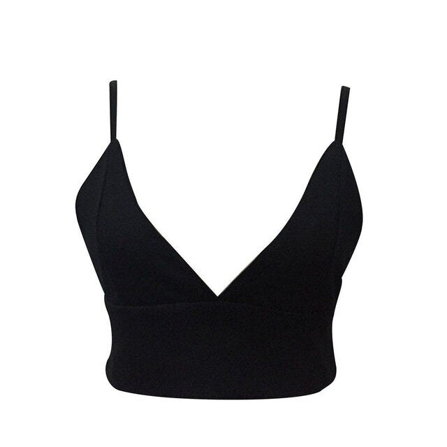 Camiseta tipo bralette